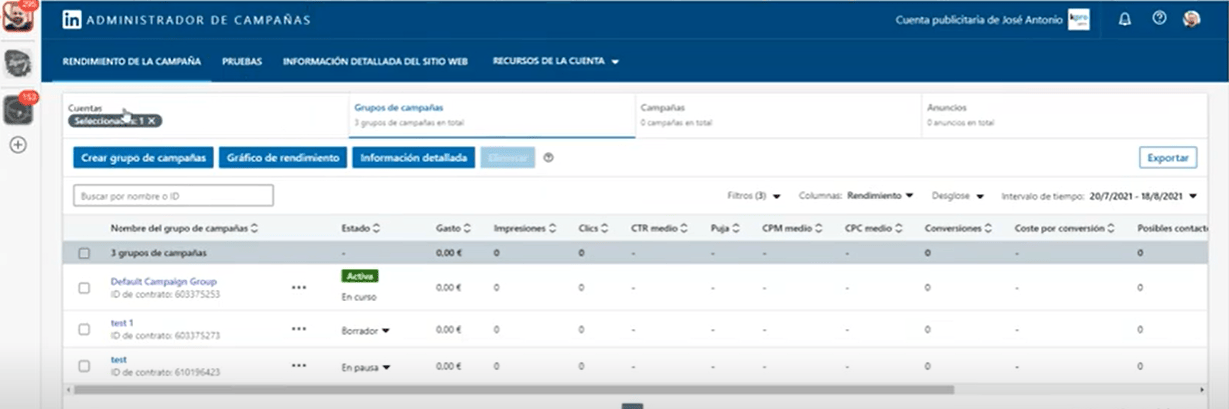 Aprende c&oacute;mo dar acceso a tu cuenta de LinkedIn Ads | Agencia Marketing Digital - Kampa Pro Agency