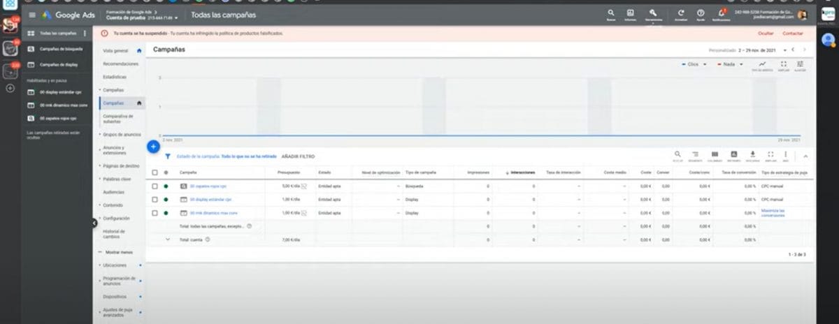 C&oacute;mo cancelar mi cuenta de Google Ads | Agencia Marketing Digital - Kampa Pro Agency
