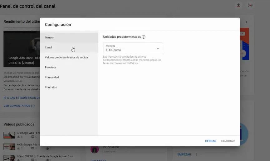 Descubre c&oacute;mo vincular tu canal de YouTube con Google Ads en dos minutos - Kampa Pro Agency