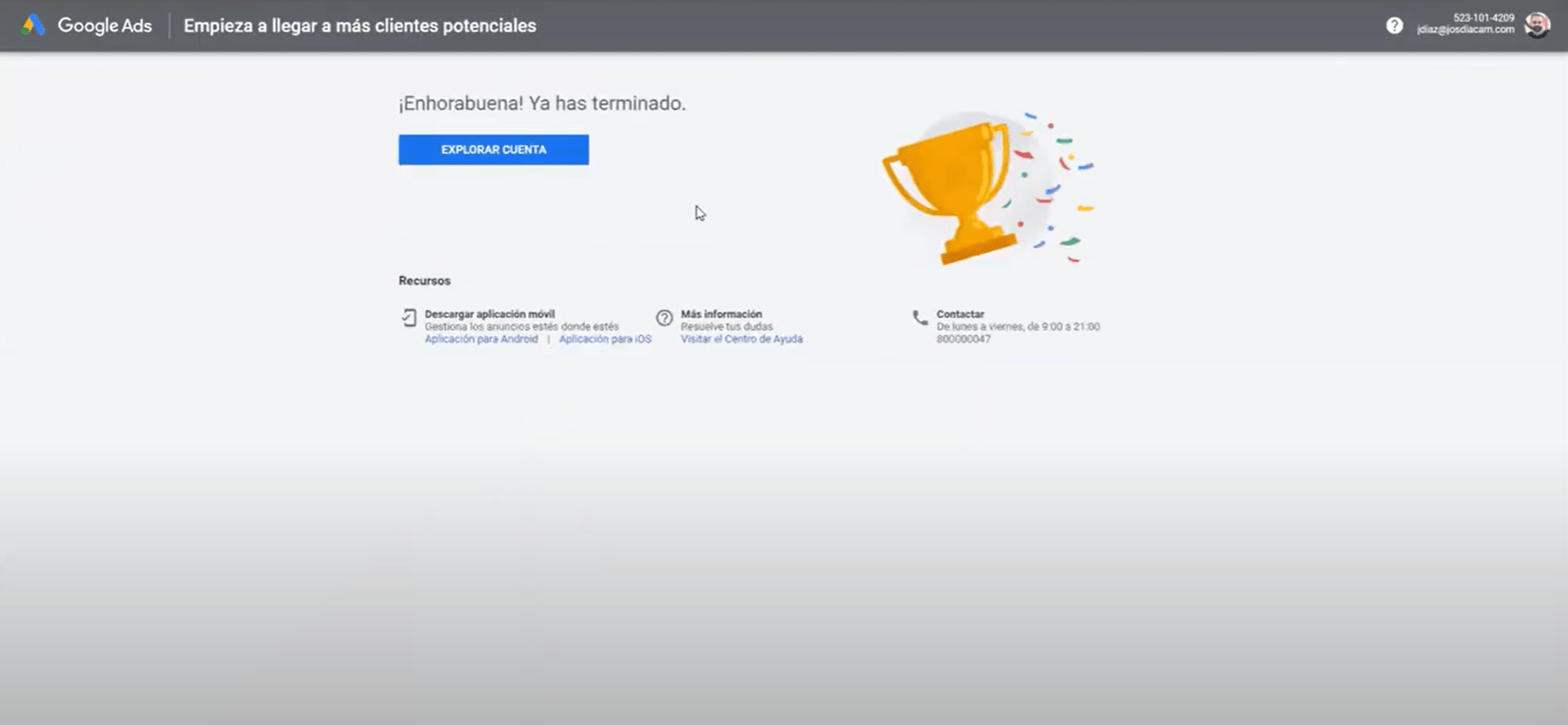 C&oacute;mo crear una cuenta de Google Ads en menos de cinco minutos | Agencia Marketing Digital - Kampa Pro Agency