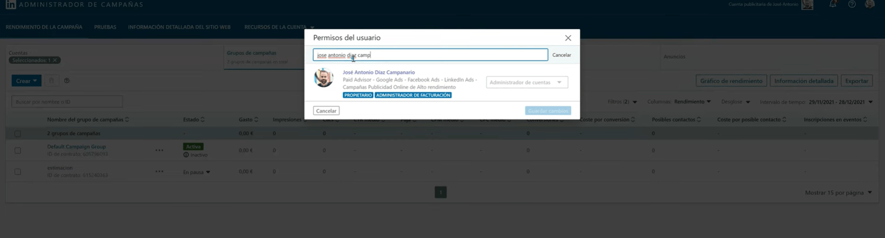 C&oacute;mo configurar el m&eacute;todo de pago para mis campa&ntilde;as en LinkedIn Ads | Agencia Marketing Digital - Kampa Pro Agency