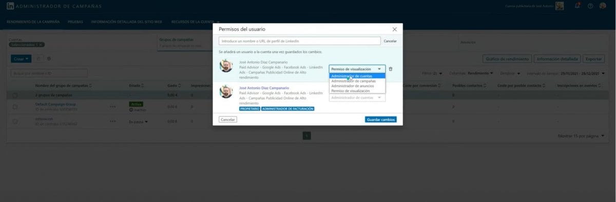 C&oacute;mo configurar el m&eacute;todo de pago para mis campa&ntilde;as en LinkedIn Ads | Agencia Marketing Digital - Kampa Pro Agency