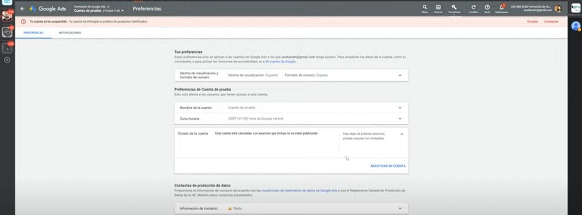 C&oacute;mo cancelar mi cuenta de Google Ads | Agencia Marketing Digital - Kampa Pro Agency