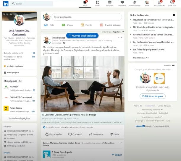 LinkedIn Ads Library o c&oacute;mo espiar los anuncios de tu competencia - Kampa Pro Agency