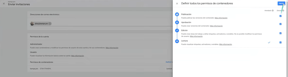 C&oacute;mo dar ACCESO a Google Tag Manager (GTM) en menos de dos minutos - Kampa Pro Agency
