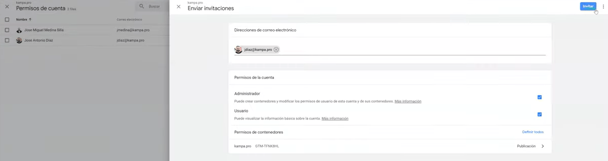 C&oacute;mo dar ACCESO a Google Tag Manager (GTM) en menos de dos minutos - Kampa Pro Agency