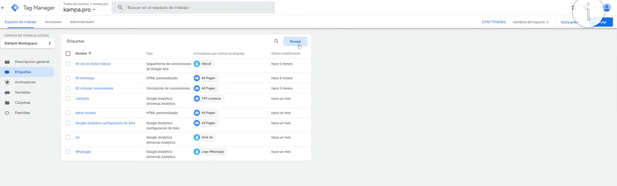 &iquest;C&oacute;mo instalar Insight TAG (el p&iacute;xel LinkedIn Ads) con Google Tag Manager? - Kampa Pro Agency