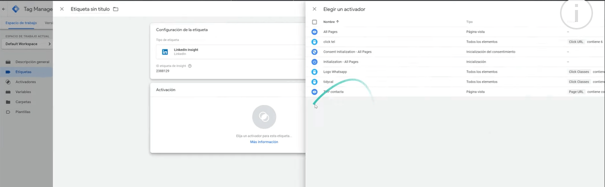 &iquest;C&oacute;mo instalar Insight TAG (el p&iacute;xel LinkedIn Ads) con Google Tag Manager? - Kampa Pro Agency
