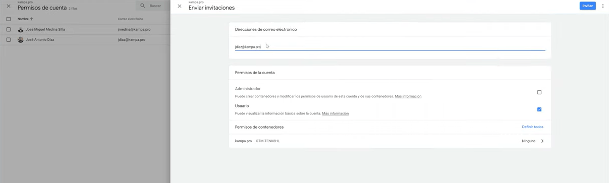 C&oacute;mo dar ACCESO a Google Tag Manager (GTM) en menos de dos minutos - Kampa Pro Agency