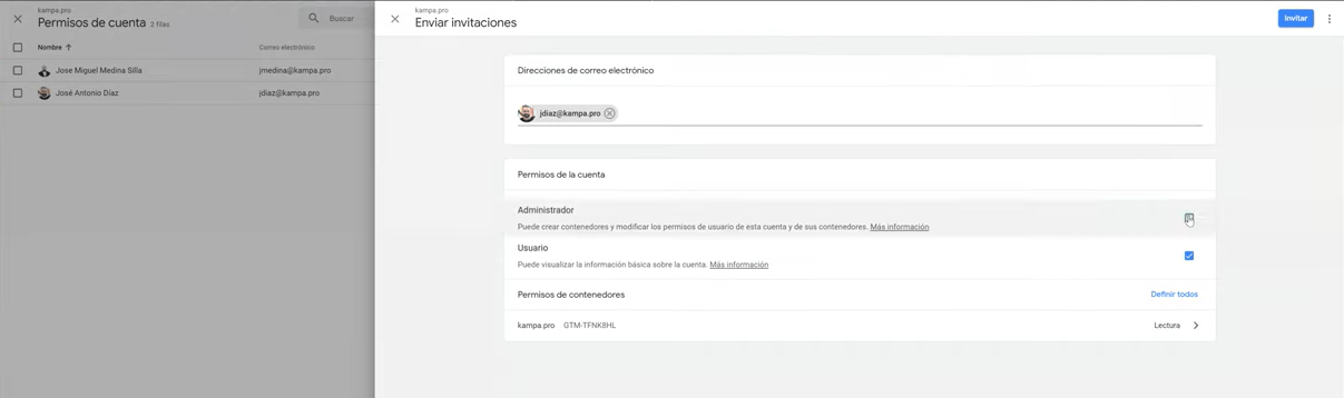 C&oacute;mo dar ACCESO a Google Tag Manager (GTM) en menos de dos minutos - Kampa Pro Agency