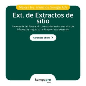 ¿Qué son las extensiones de extractos del sitio? - Kampa Pro Agency