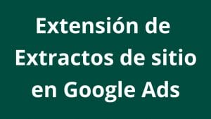 ¿Qué son las extensiones de extractos del sitio? - Kampa Pro Agency